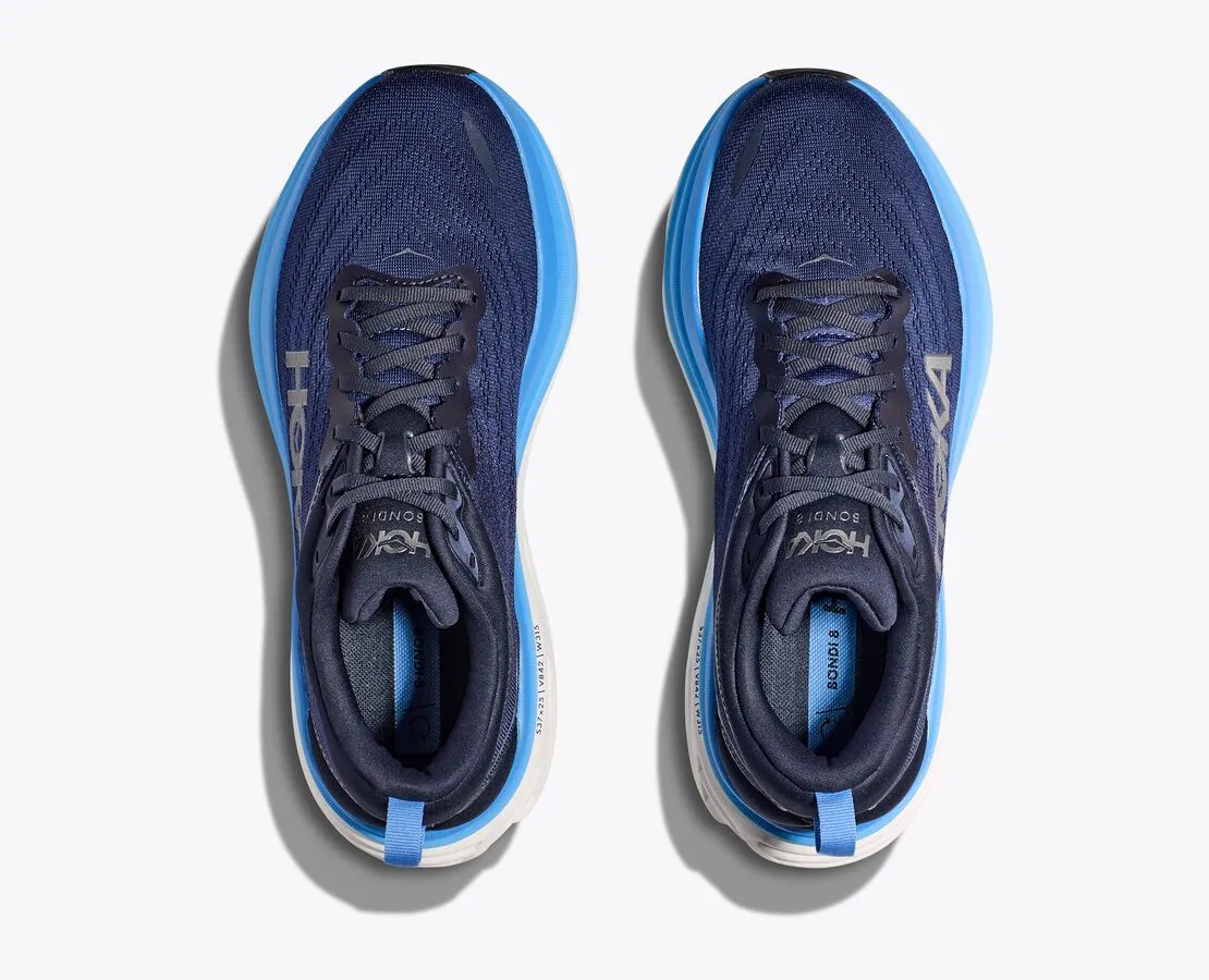 HOKA Men's Bondi 8 Wide - Outer Space/All Aboard