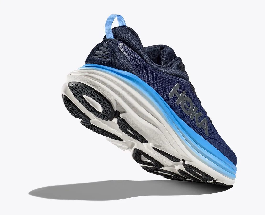 HOKA Men's Bondi 8 Wide - Outer Space/All Aboard