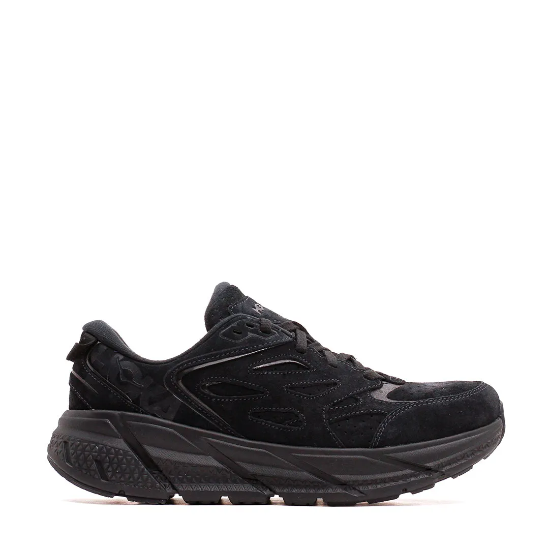 Hoka One One Unisex Clifton L Suede Black 1122571-BBLC
