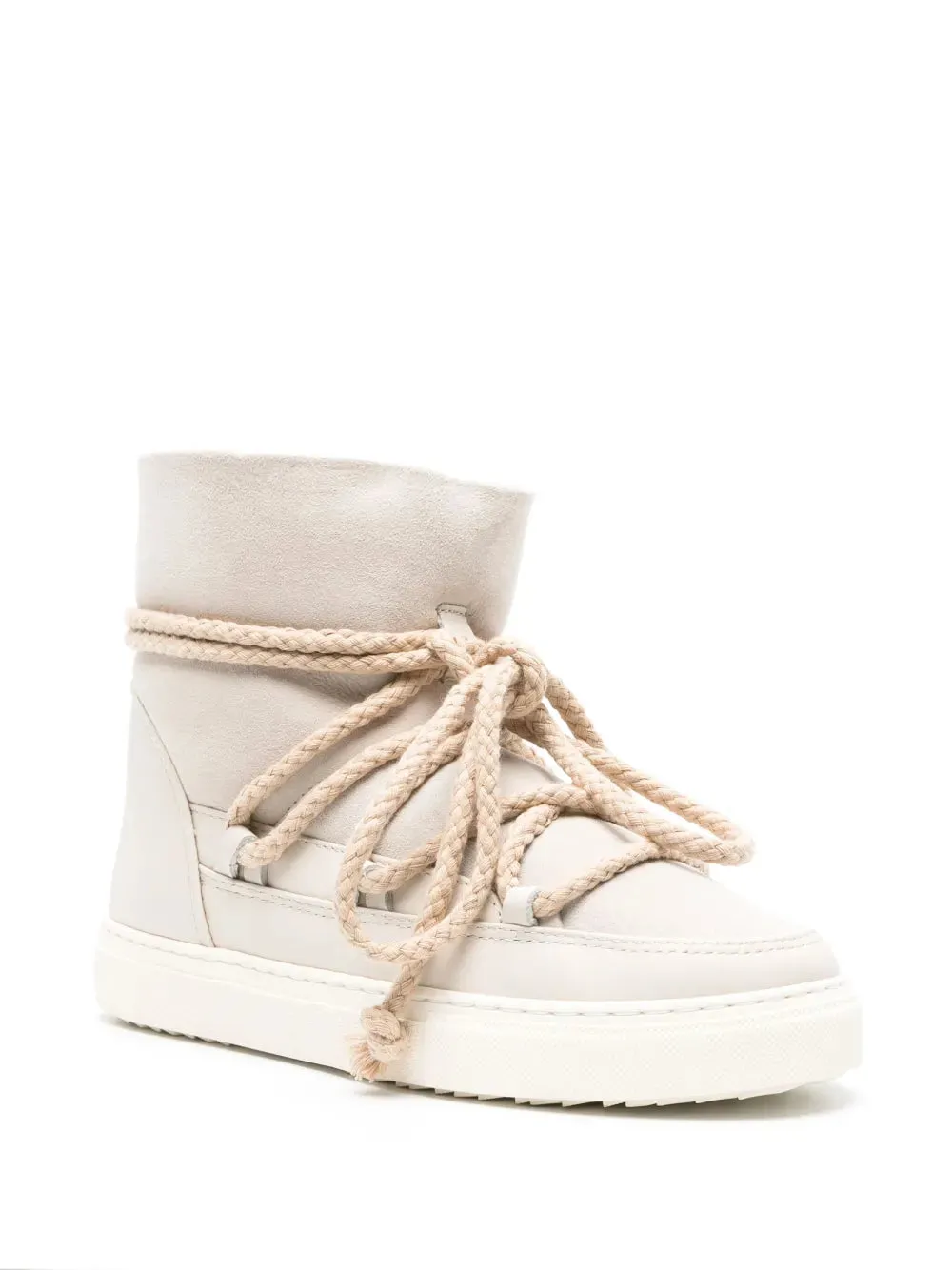 Inuikii shearling lace-up ankle boots