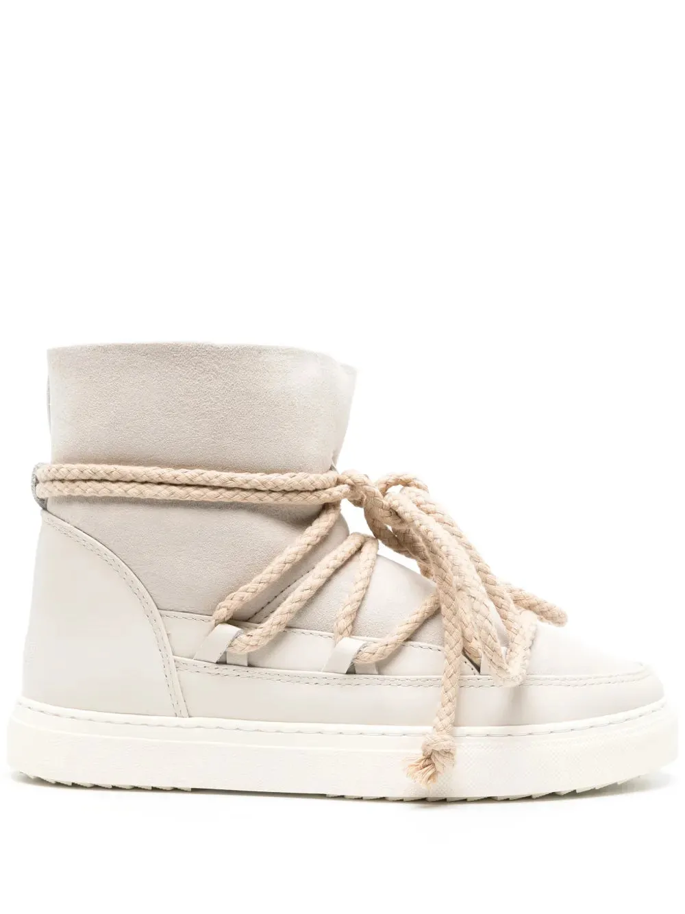 Inuikii shearling lace-up ankle boots