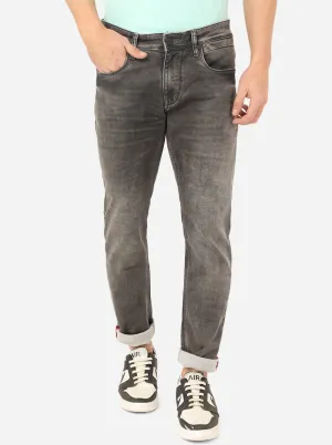Light Grey Washed Slim Fit Jeans | JadeBlue