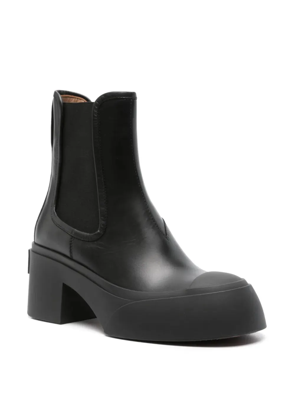 Marni 65mm logo-raised Chelsea boots