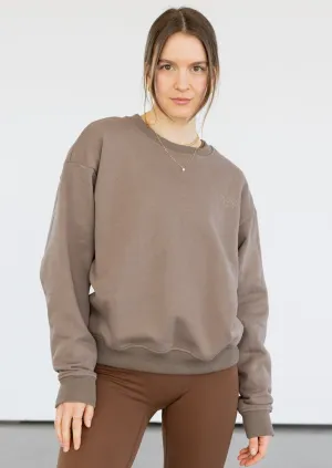 Maya Oversized Crewneck Coconut