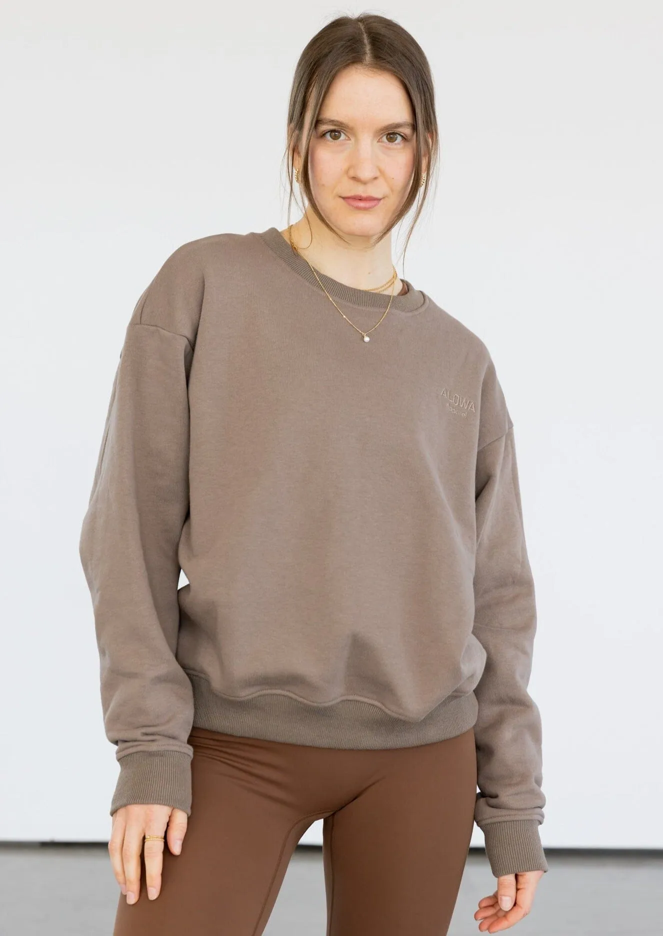 Maya Oversized Crewneck Coconut