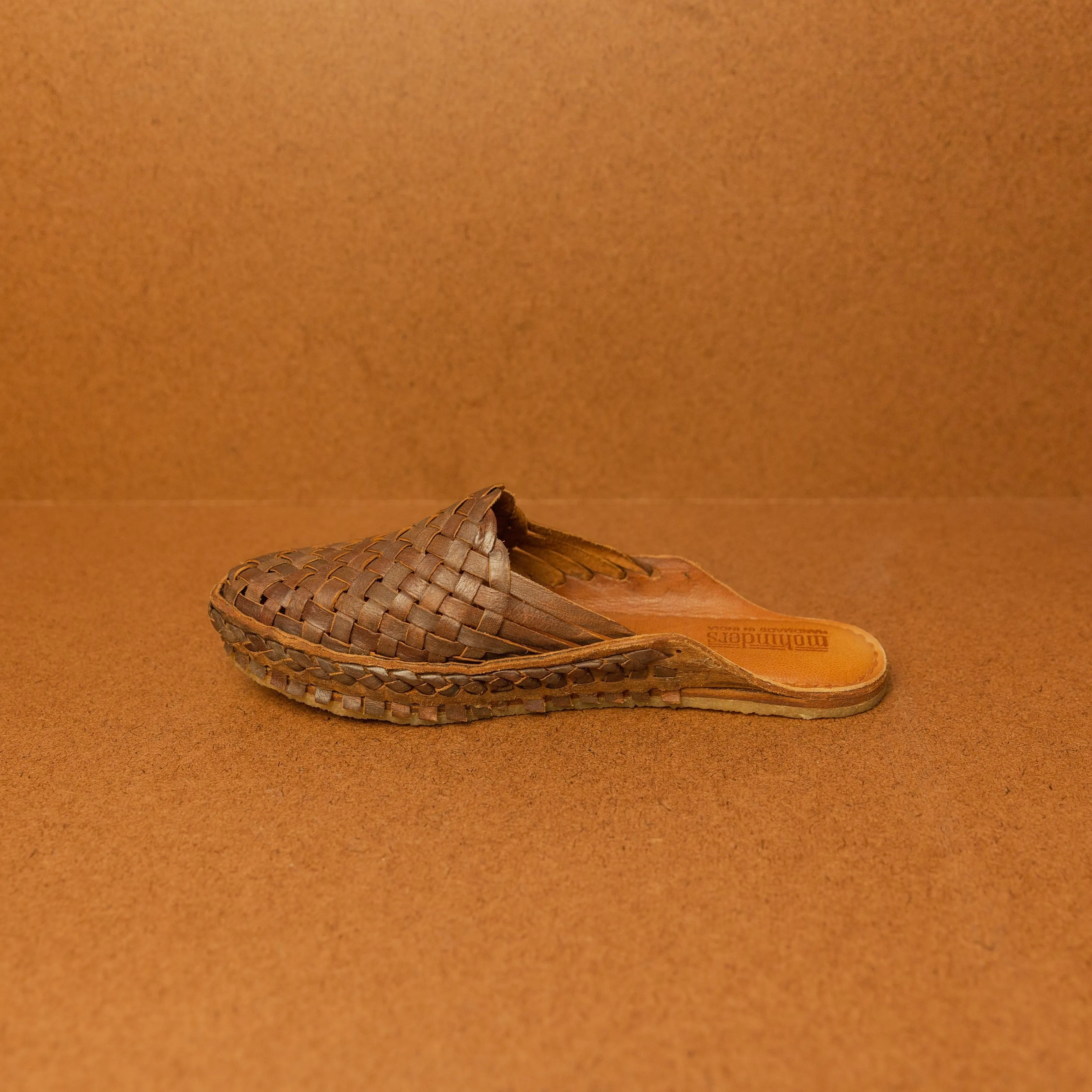 Mohinders Women's Woven Slides in Walnut