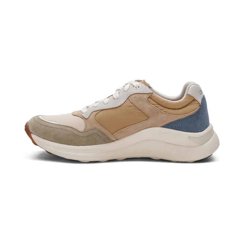 Molly Lace Up Sneakers - Tan - AF201