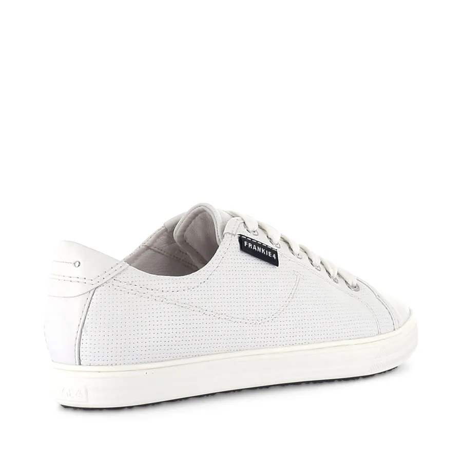 NAT III - WHITE PUNCHED LEATHER