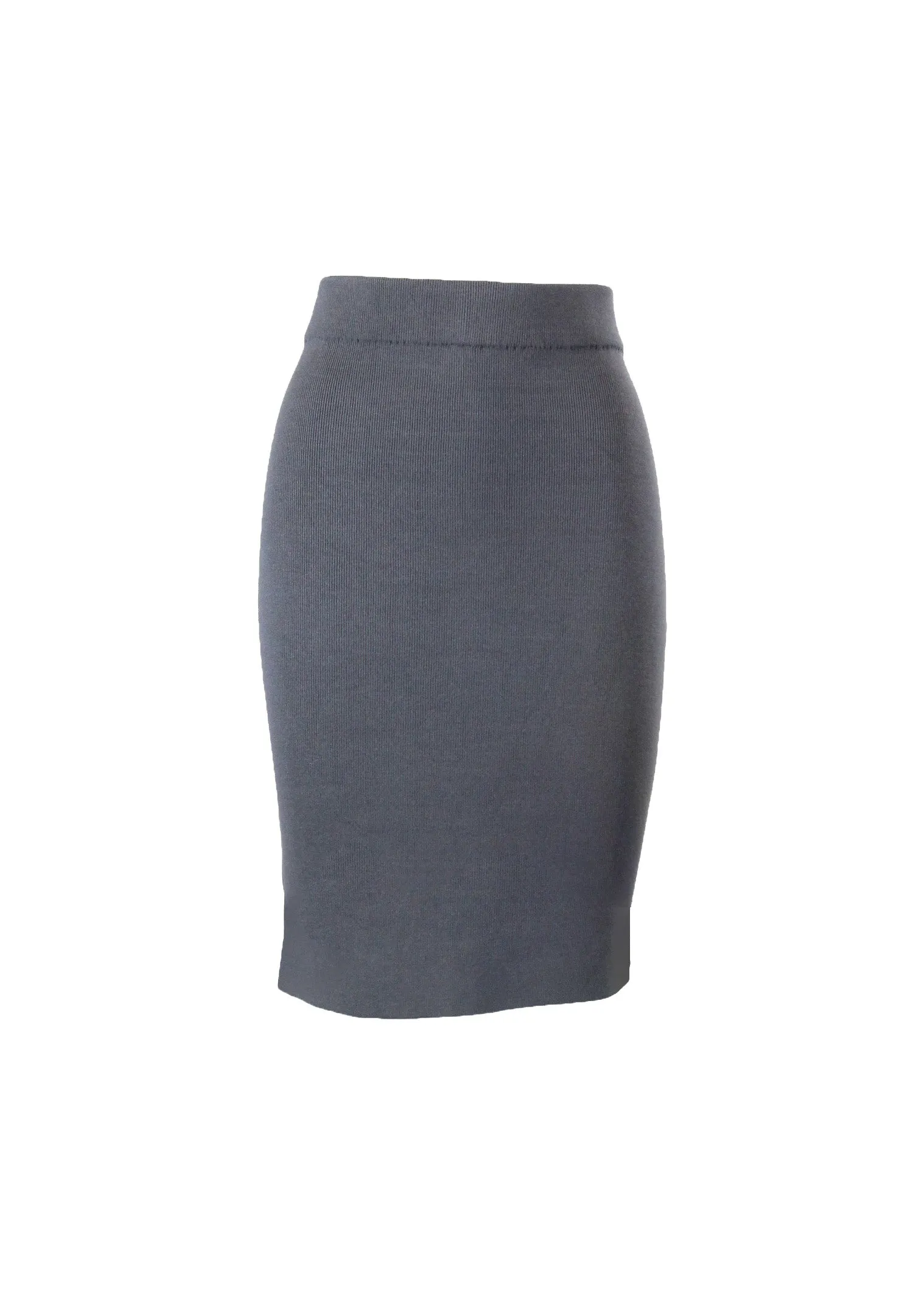 NATALIYA PENCIL SKIRT - CHARCOAL HEATHER GREY