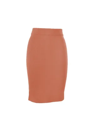 NATALIYA PENCIL SKIRT - PEACH