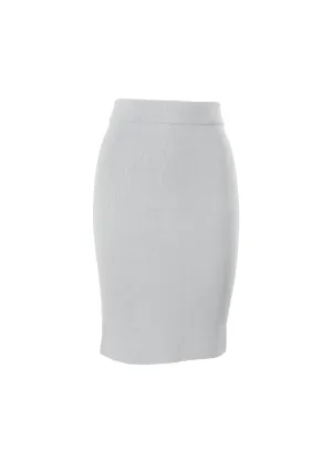 NATALIYA PENCIL SKIRT - WHITE