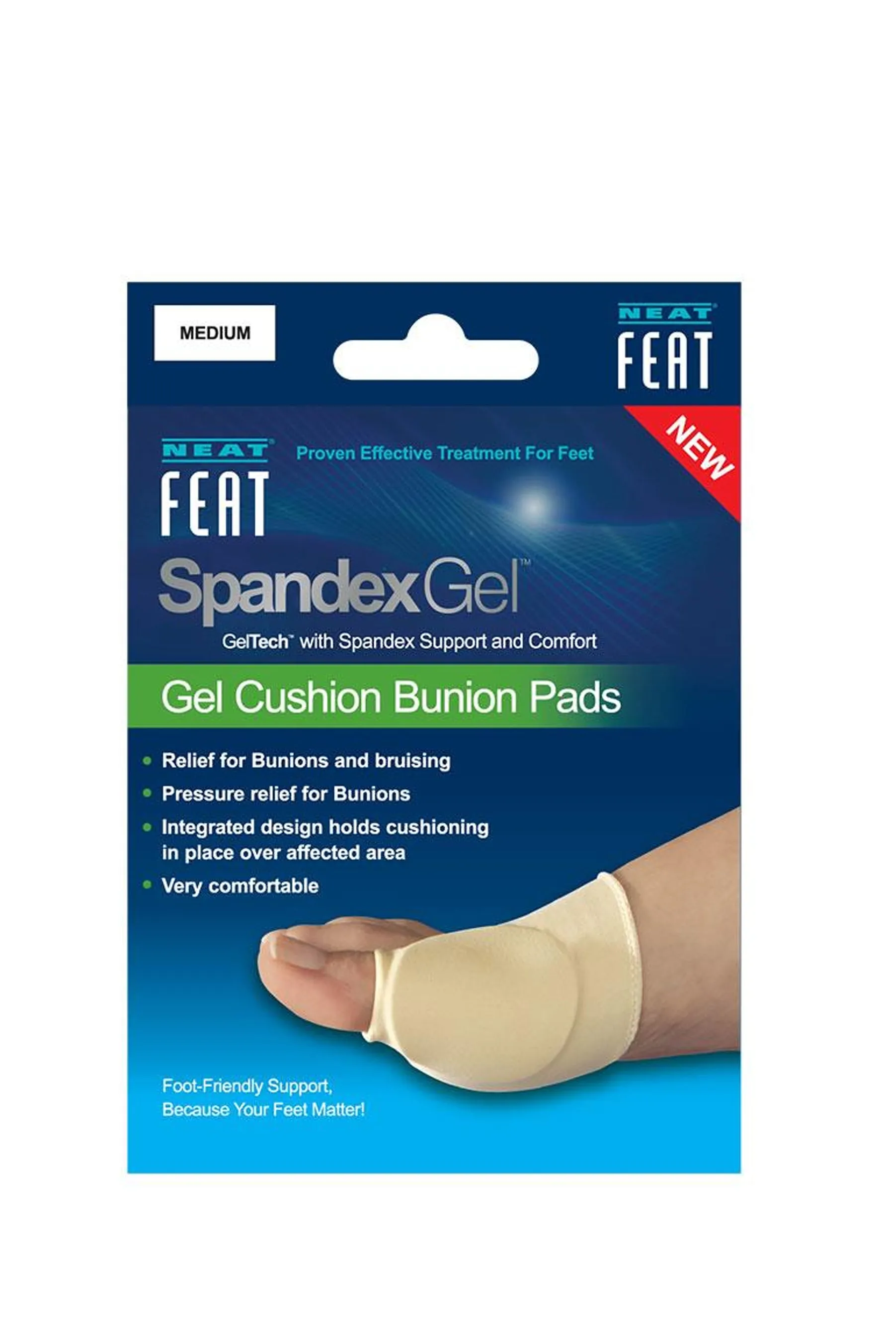NEAT FEAT Spandex Bunion Pad Sleeve Medium