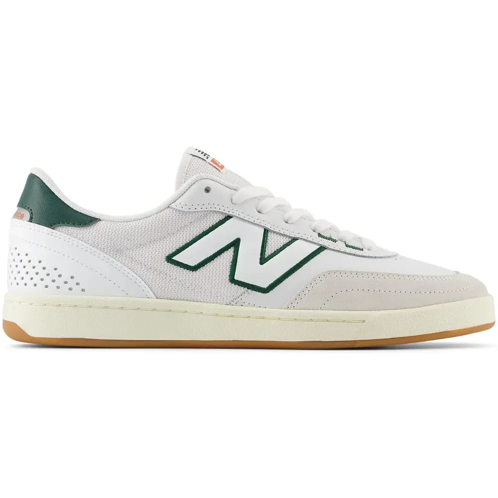 New Balance Numeric 440 V2 Shoes White/Forest Green