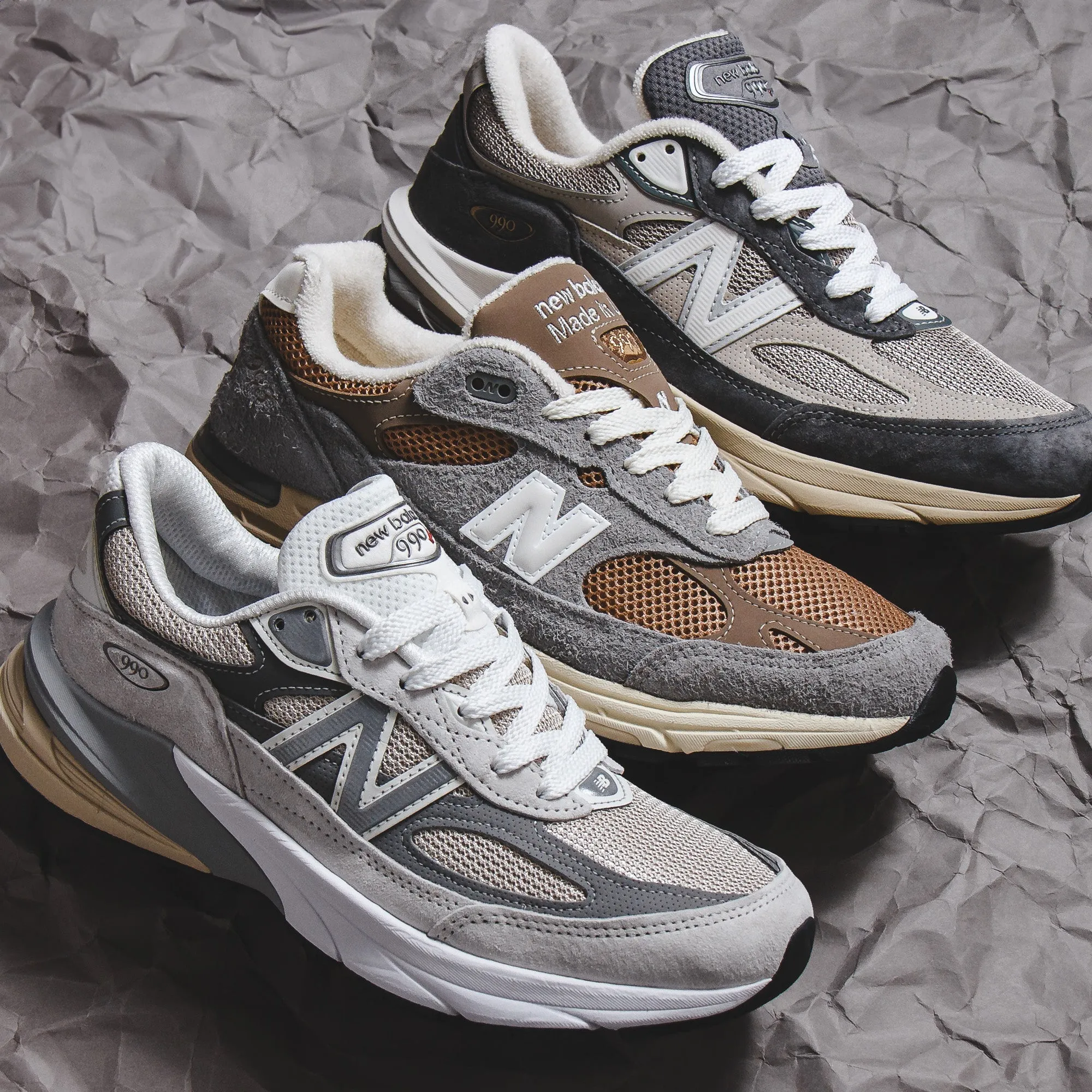 New Balance Unisex 993 Shadow Grey Made In USA U993GG