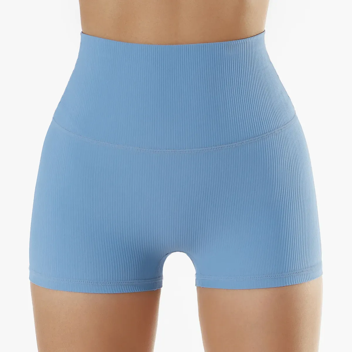 Nibbles High-Waist Ribbed Seamless Booty Shorts
