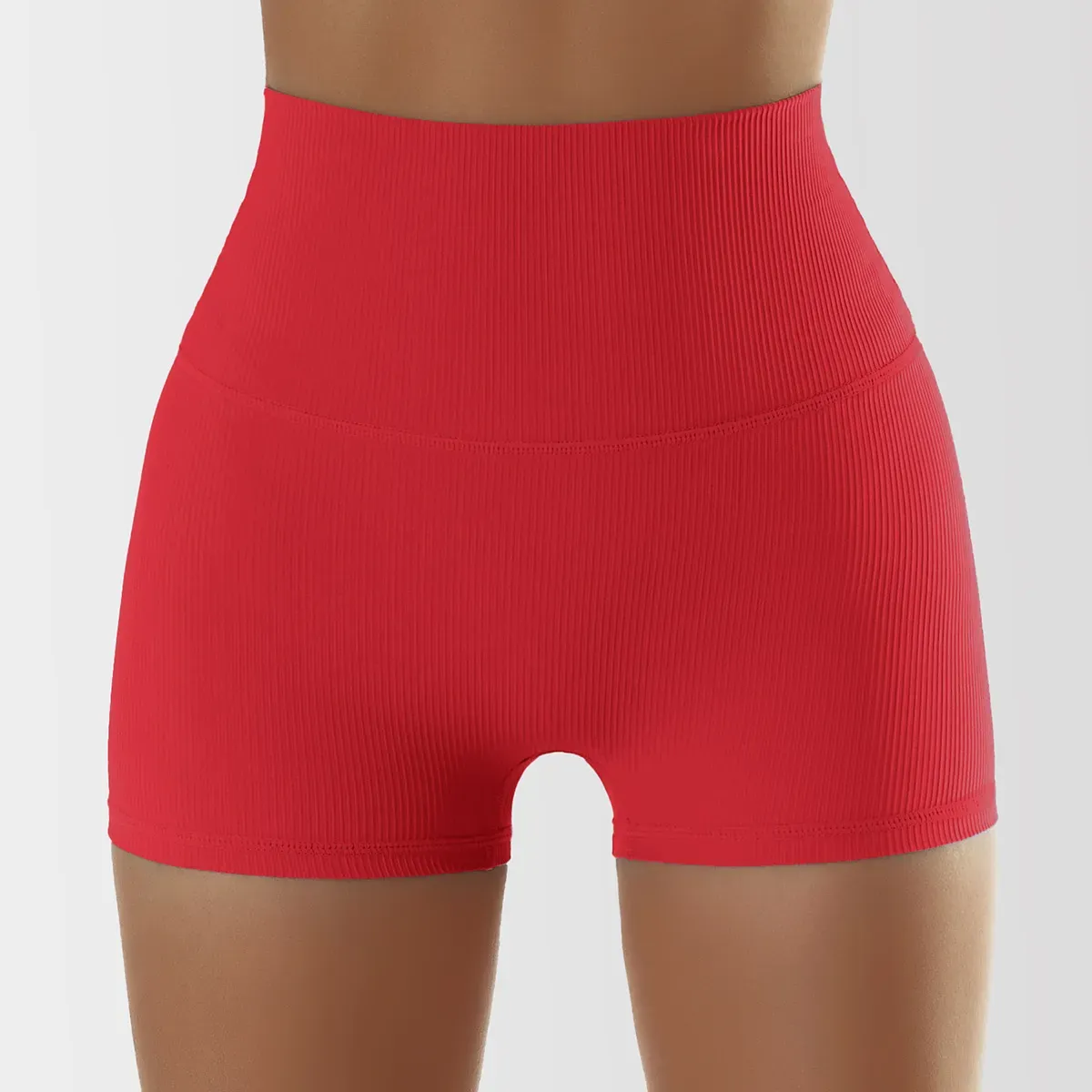 Nibbles High-Waist Ribbed Seamless Booty Shorts