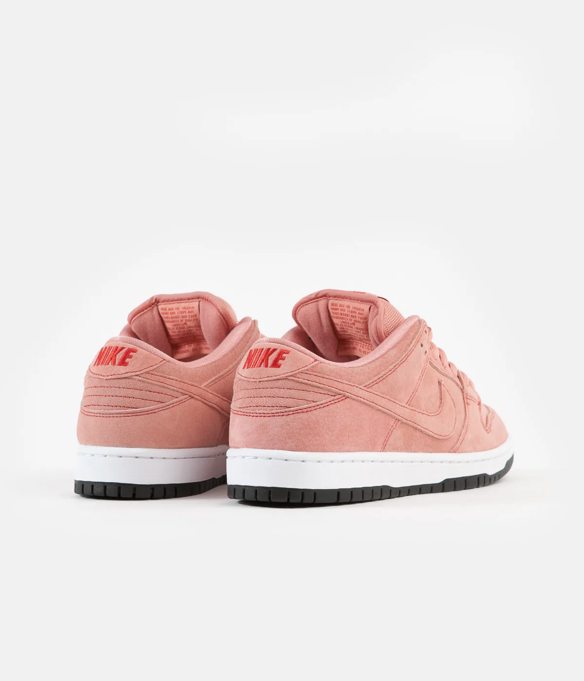 Nike SB Dunk Low Pro Premium 'Pink Pig' Shoes - Atomic Pink / Atomic Pink - University Red