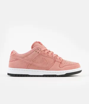 Nike SB Dunk Low Pro Premium 'Pink Pig' Shoes - Atomic Pink / Atomic Pink - University Red