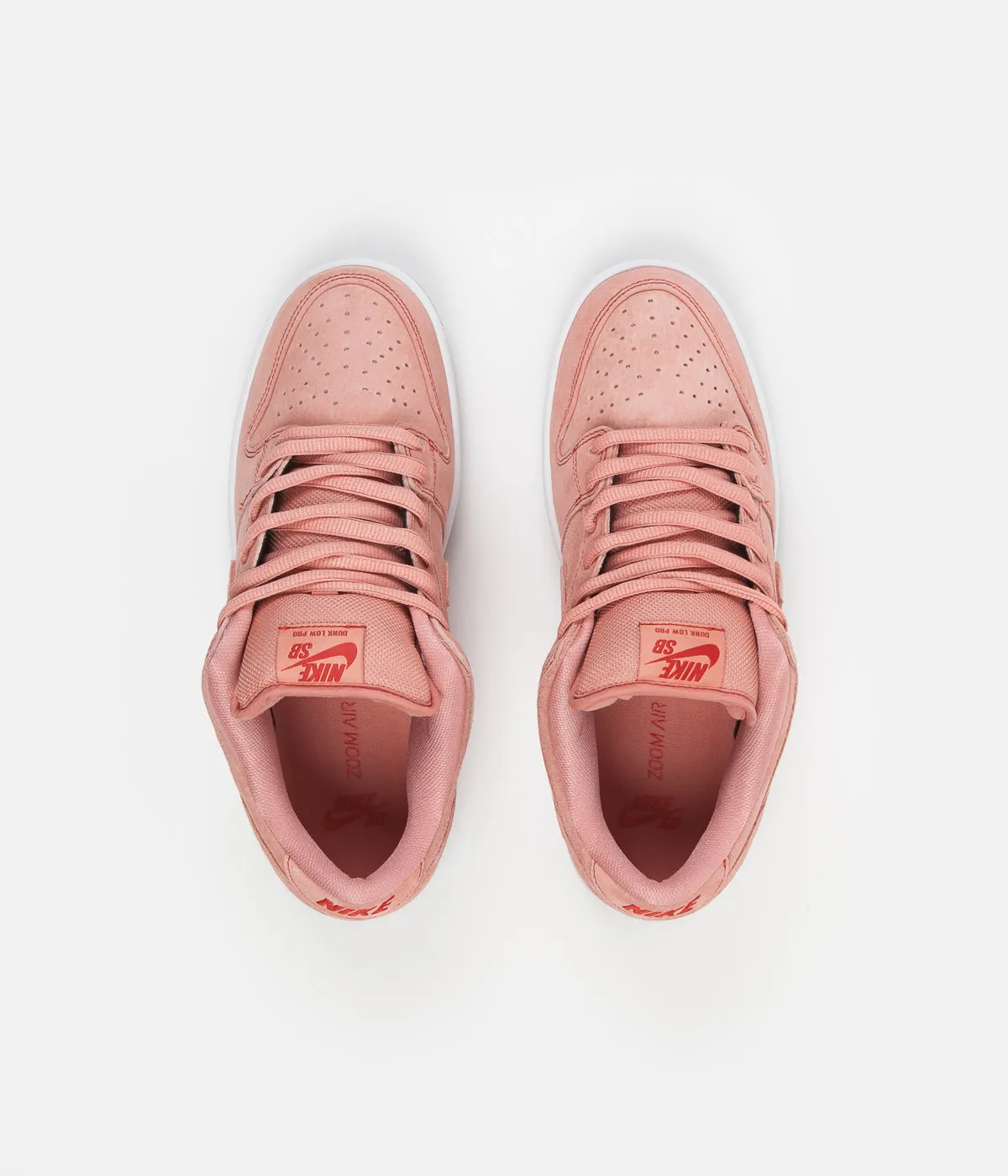 Nike SB Dunk Low Pro Premium 'Pink Pig' Shoes - Atomic Pink / Atomic Pink - University Red