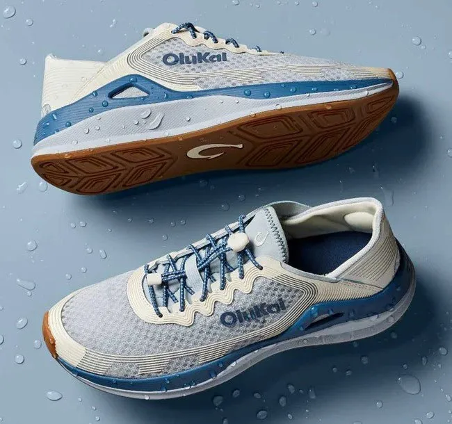 Olukai 'Ahi Men’s Sneakers Shoes Blue Pearl / White Sand