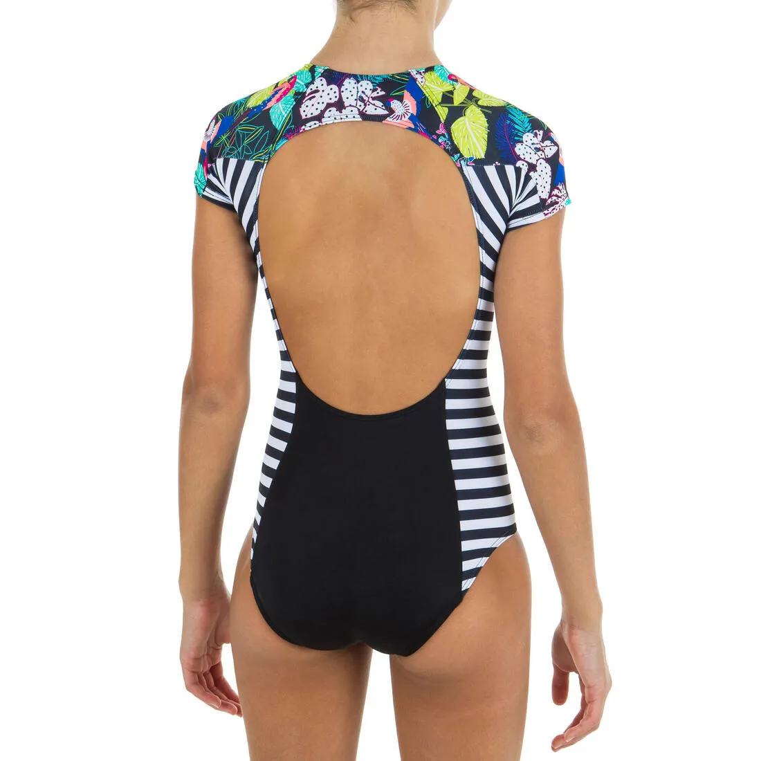 One-piece swimsuit - blue coral
