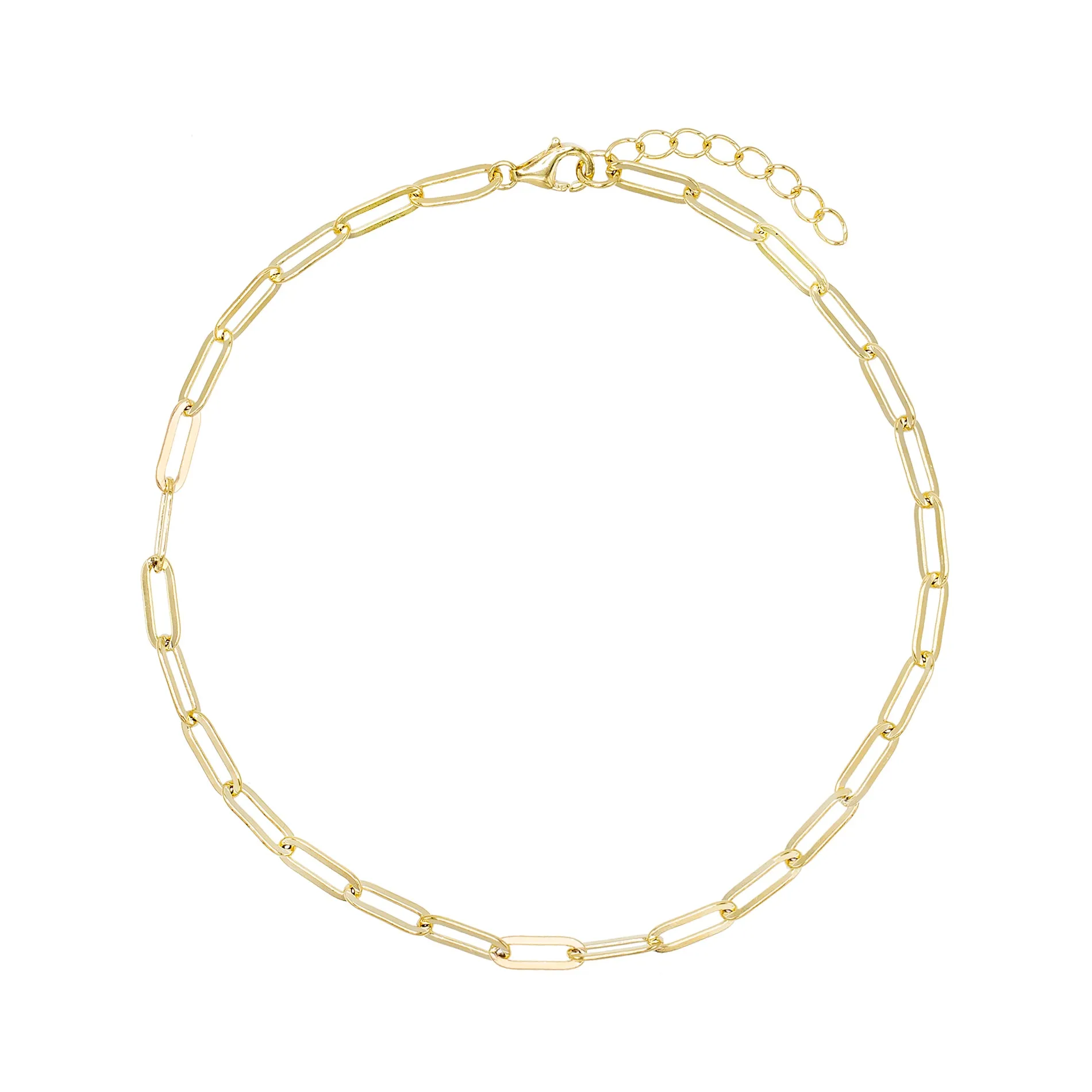 Oval Link Anklet