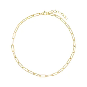 Oval Link Anklet