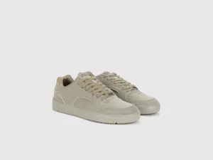 Perforated Pattern Lace-Up Casual Sneakers