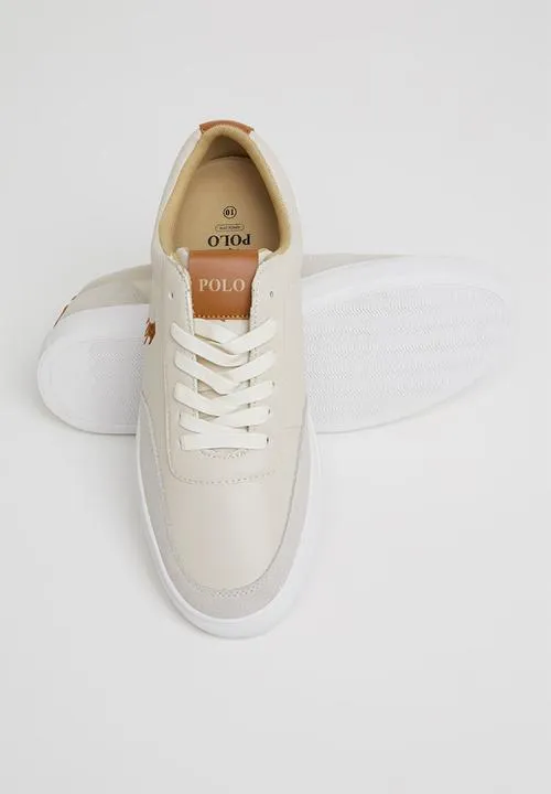 Polo Suede Contrast Sneaker Stone
