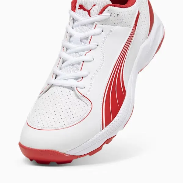 Puma 24 FH 10769901 Cricket Rubber Shoes Red White Size
