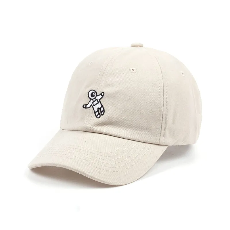 "ASTRONAUT" Casquette Streetwear Beige - URB1™