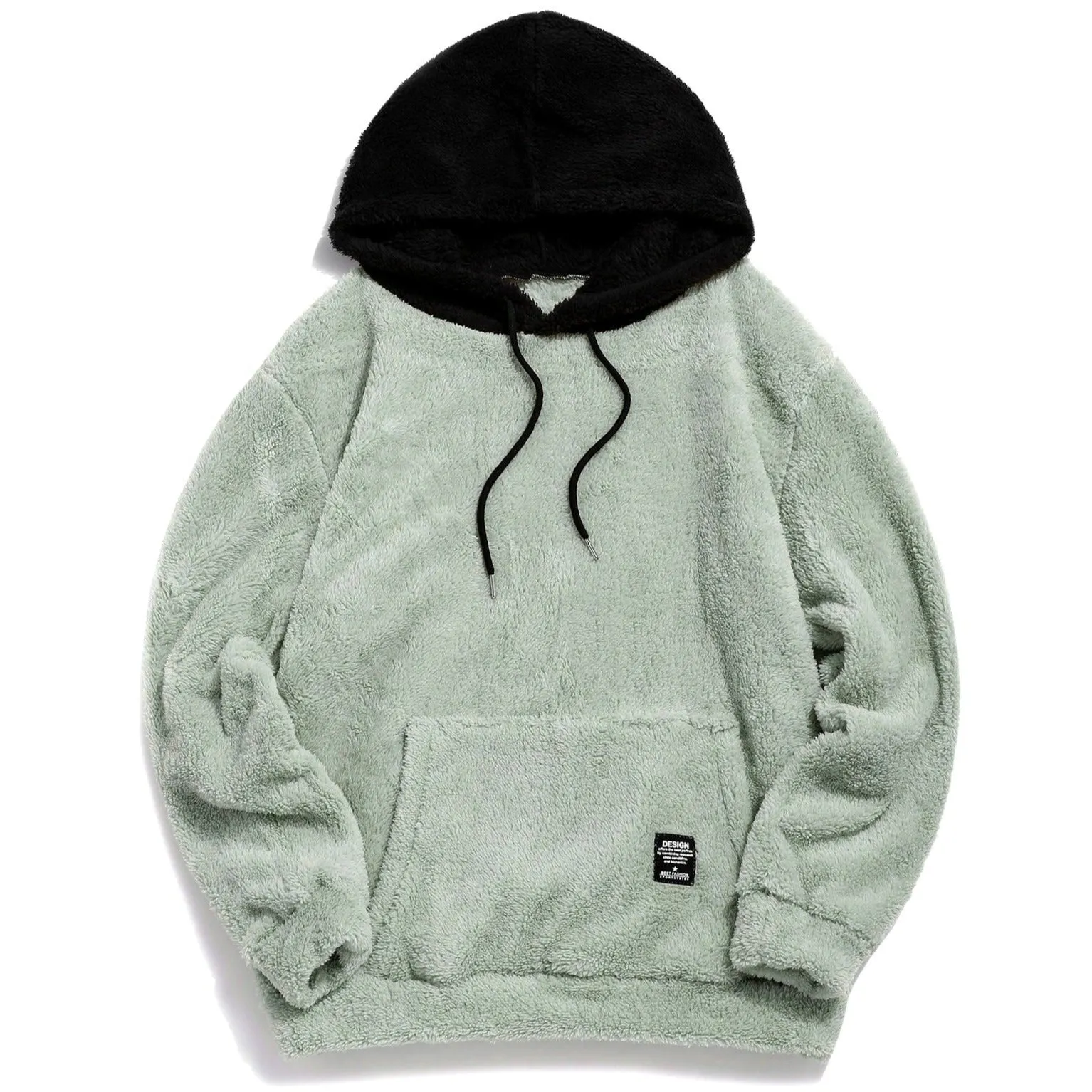 "DESIGN" Sweat-shirt Bleu Ciel Hoodie à capuche Molletonné - URB1™
