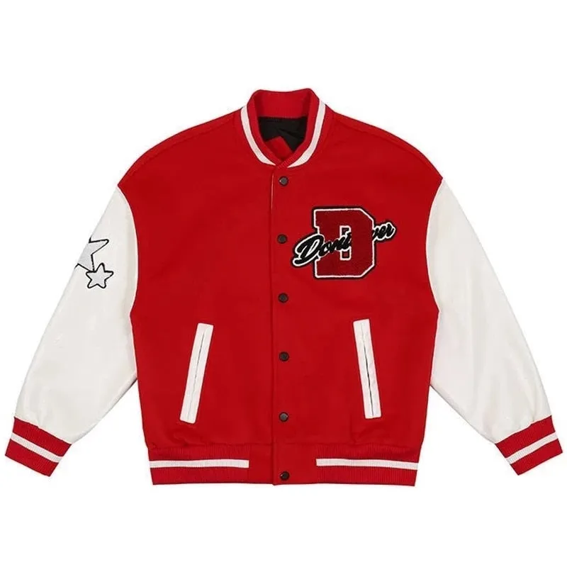"DONT" Veste Bombers Versity Jacket Bleu - URB1™