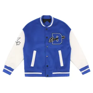 "DONT" Veste Bombers Versity Jacket Bleu - URB1™