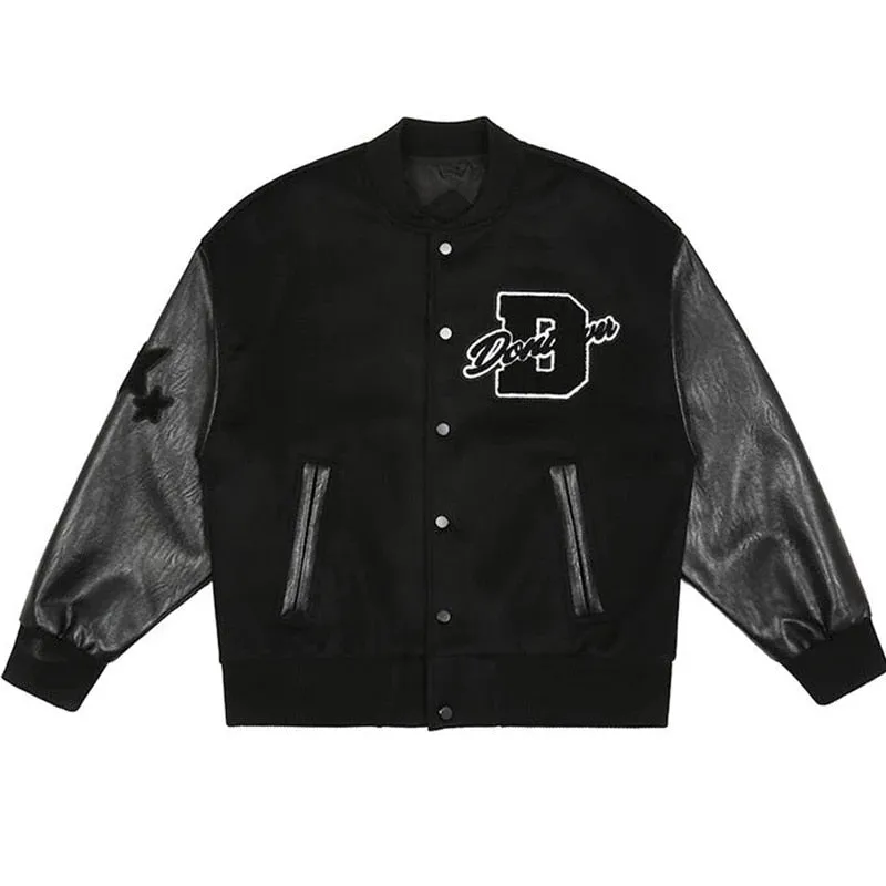 "DONT" Veste Bombers Versity Jacket Bleu - URB1™