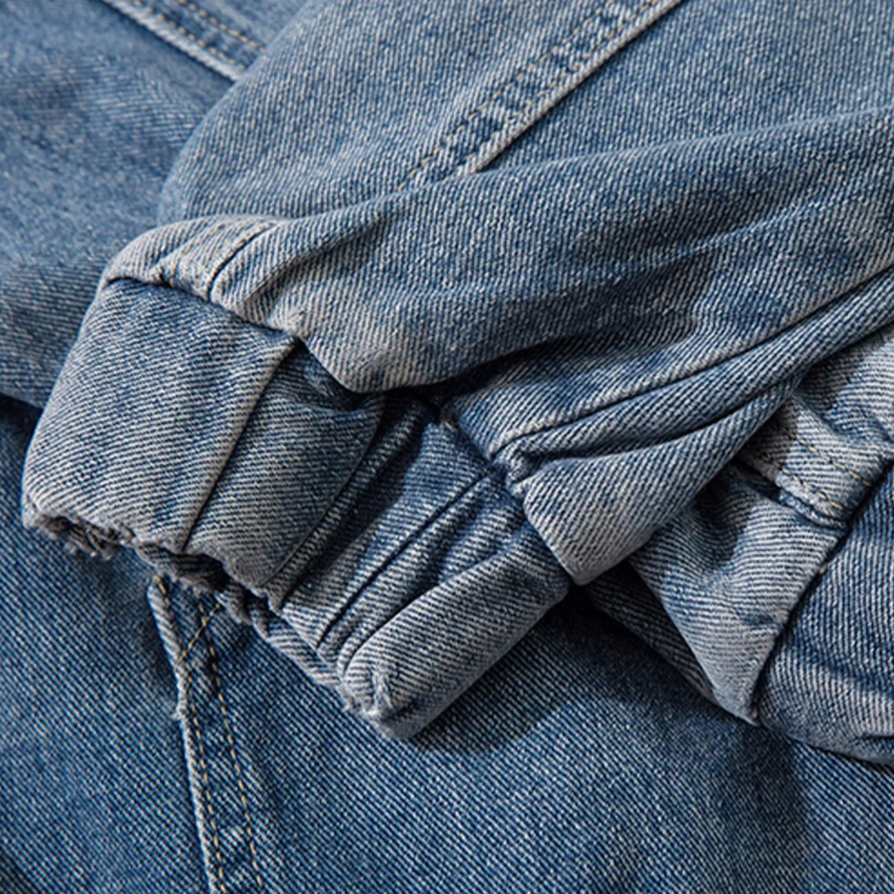 "FUCK" Veste en Jean denim Bleu - URB1™