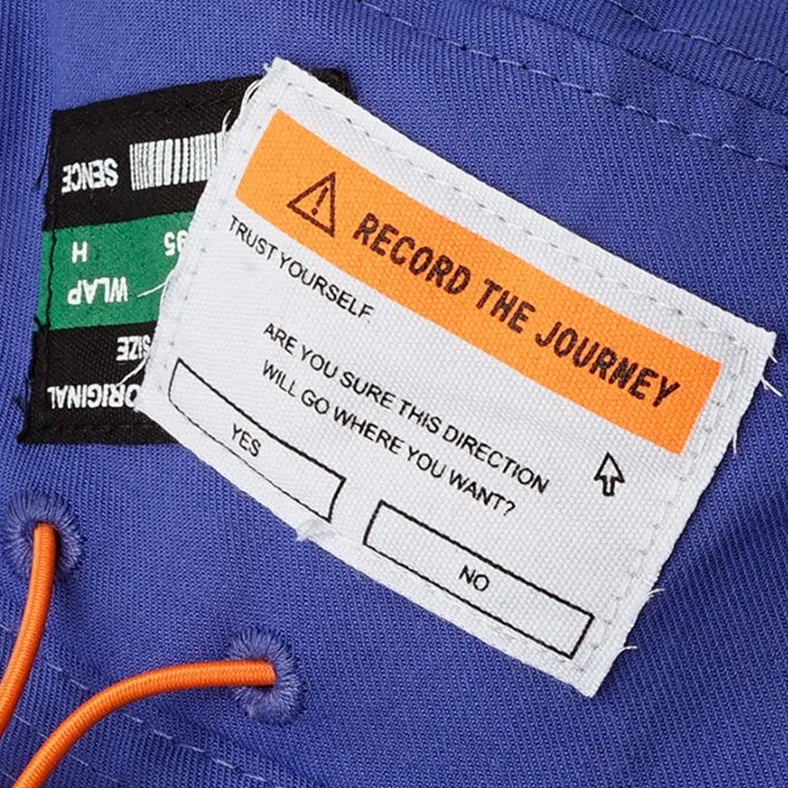"RECORD" Chapeau Bob Noir Brodé Streetwear - URB1™