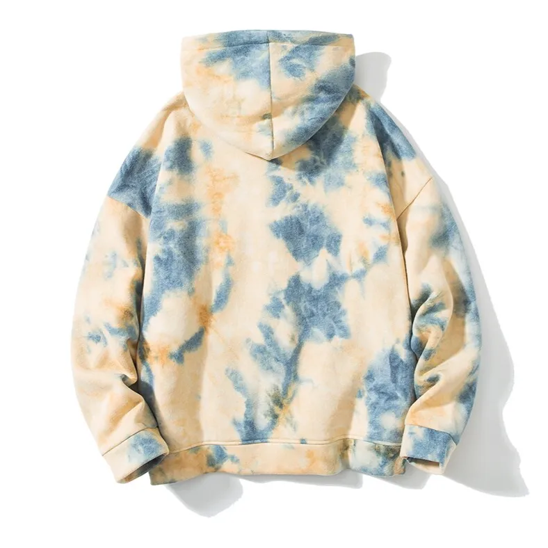 "TIE AND DYE" Sweatshirt Hoodie à capuche Rouge - URB1™