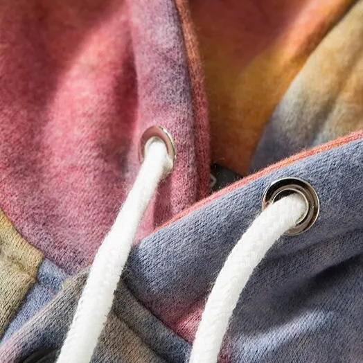 "TIE AND DYE" Sweatshirt Hoodie à capuche Rouge - URB1™