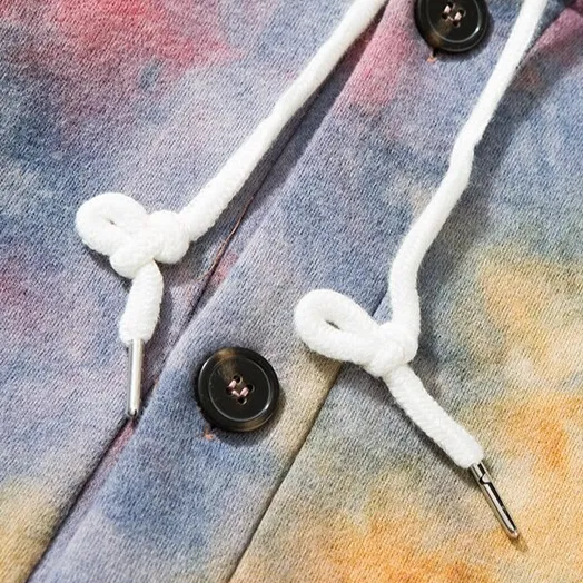 "TIE AND DYE" Sweatshirt Hoodie à capuche Rouge - URB1™