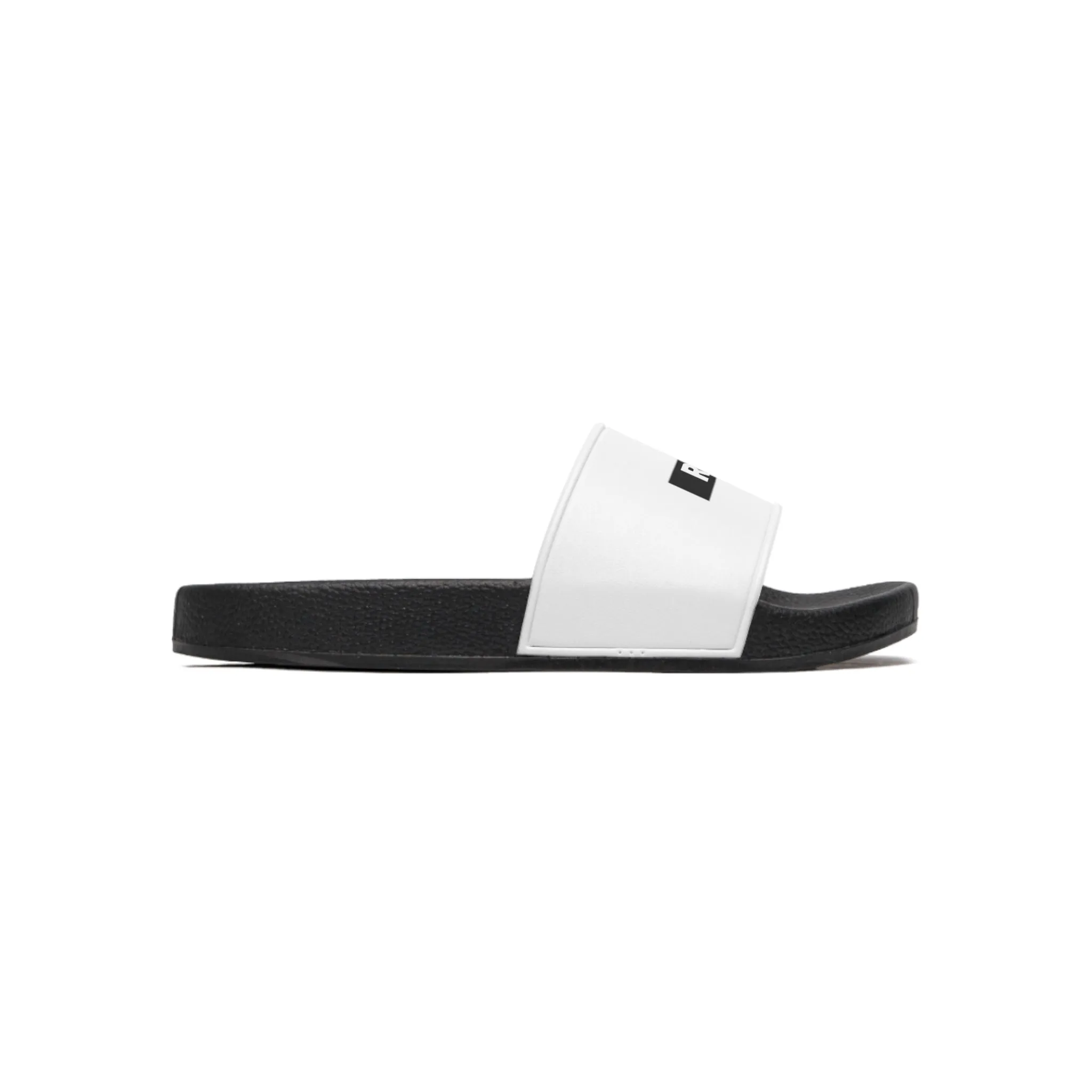 Raw Sushi "RAW STAMP" Slide Sandals white