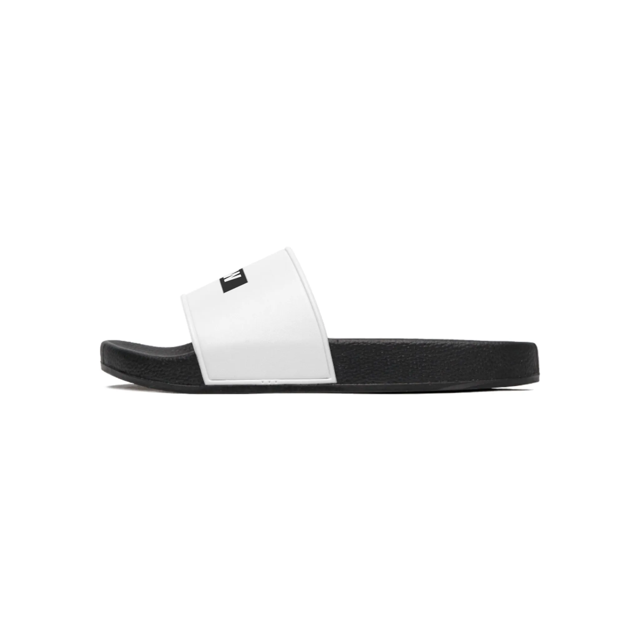 Raw Sushi "RAW STAMP" Slide Sandals white