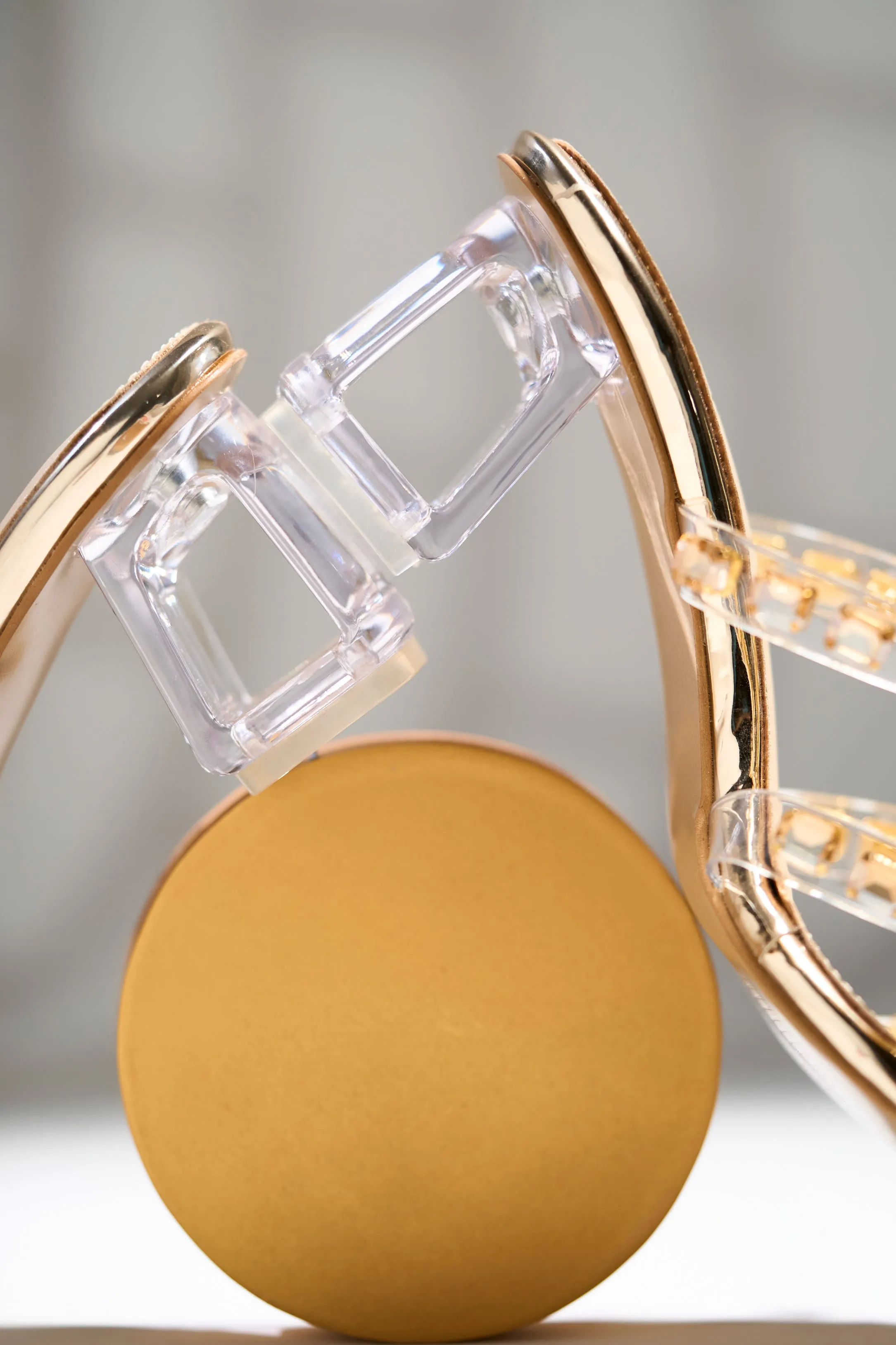 Rihanna Gold Heels