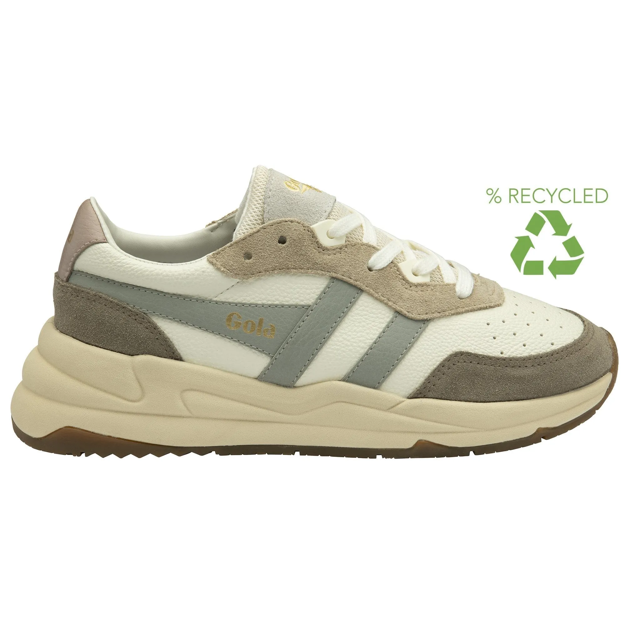 Saturn Quadrant Sneaker (Off White/Rhino/Lt. Grey)