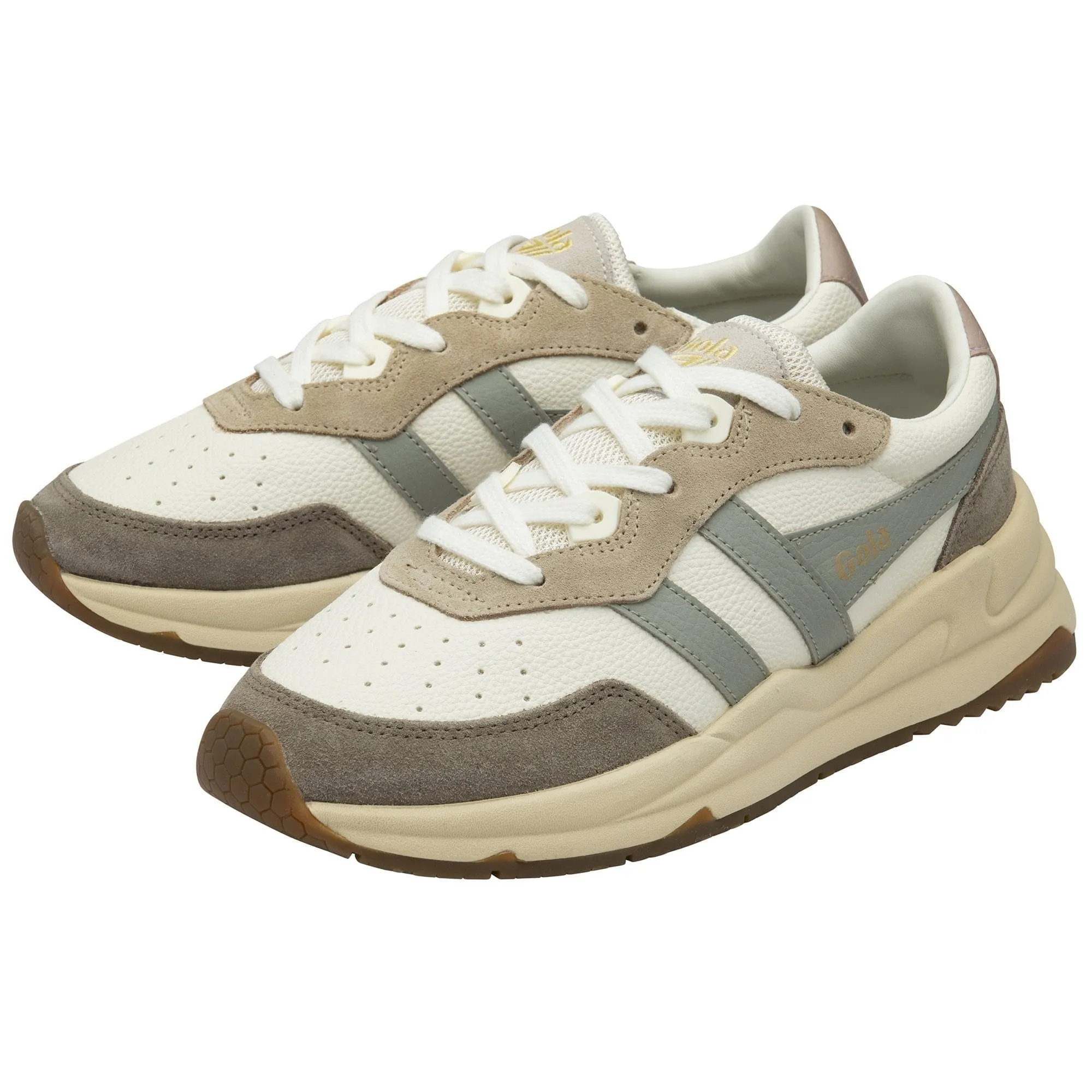Saturn Quadrant Sneaker (Off White/Rhino/Lt. Grey)