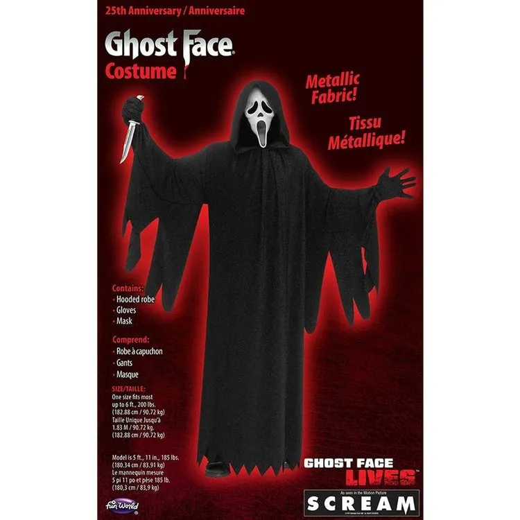 Scream™ 25th Anniversary Ghostface Costume, Adult