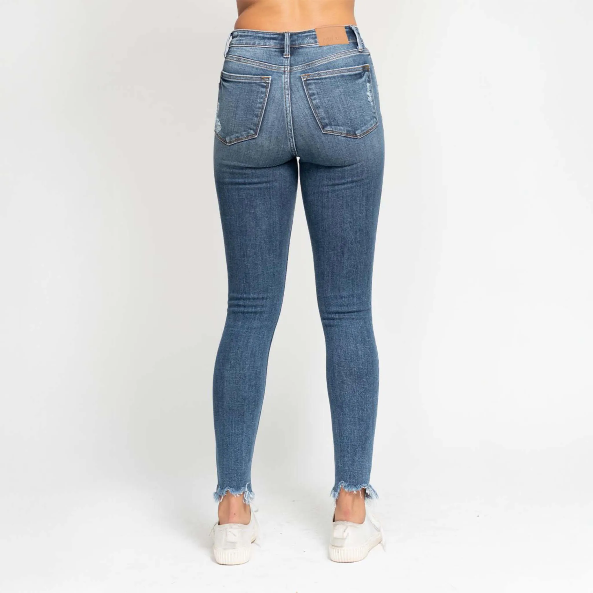 Shark Bite Skinny Jeans