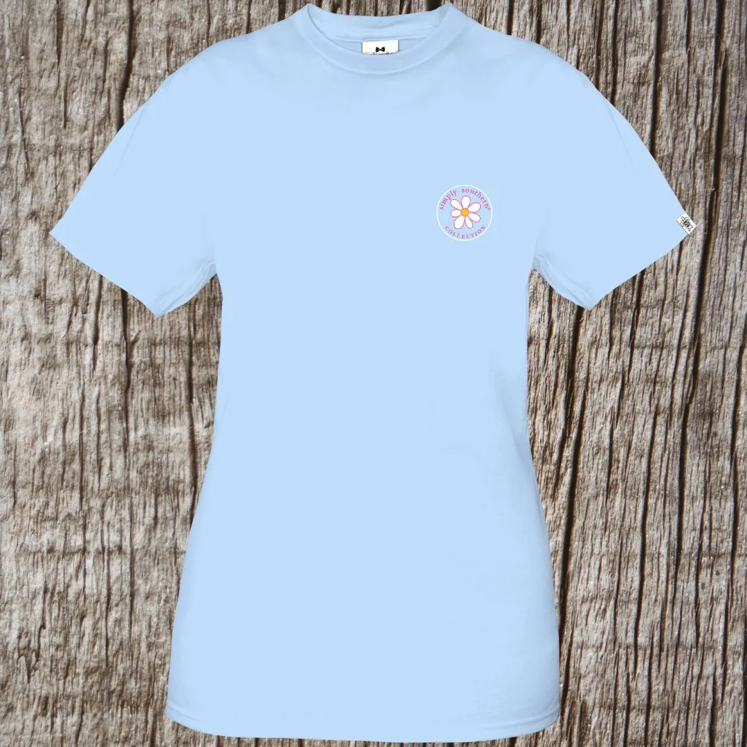 Simply Southern Opsy Daisy Highlander  Cow T-shirt
