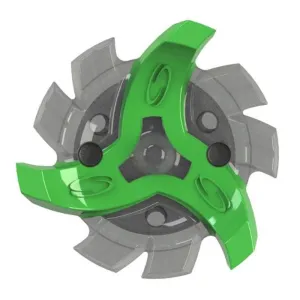 Softspikes Tour Flex Pro Golf Spikes (Fast Twist 3.0) Green/Charcoal (TFPE0T1R-GRCH)