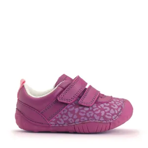 Startrite Little Smile Pre-Walker F Fit Berry Leopard
